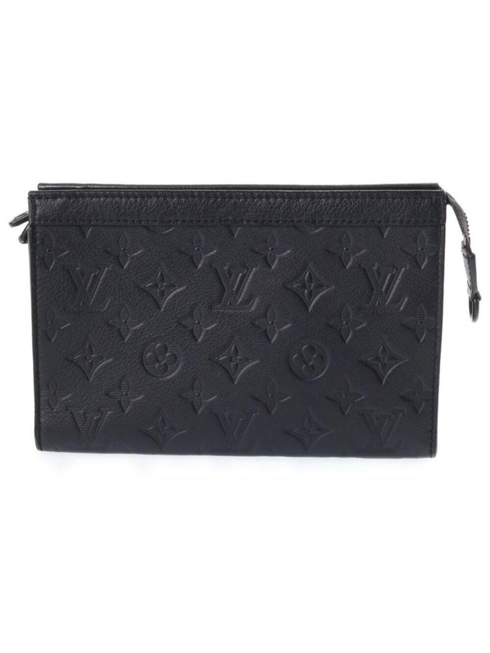Louis Vuitton Monogram Shadow Gaston Wearable Wallet Shoulder Bag Black Leather